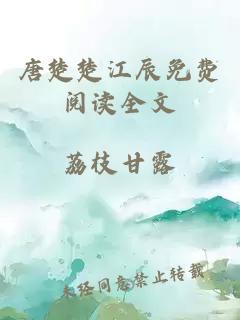 唐楚楚江辰免費閱讀全文