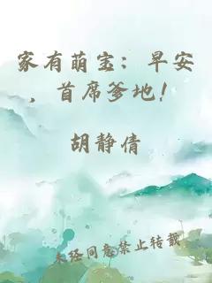 家有萌寶：早安，首席爹地！